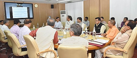 जुलाई, 2018 को नई दिल्ली में एमजीएनआरईजी और कृषि नीतियों के अभिसरण पर मुख्यमंत्री योगी आदित्यनाथ