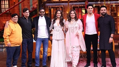 अजय देवगन के साथ 'थैंक गॉड' की कास्ट अपनी फिल्म का प्रमोशन करने के लिए  'द कपिल शर्मा शो' में