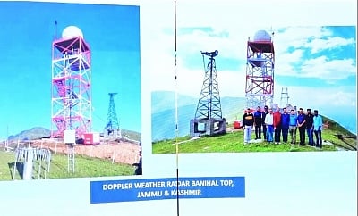 जम्मू कश्मीर में स्थापित हुआ एक्स–बैंड डॉपलर (IANS)