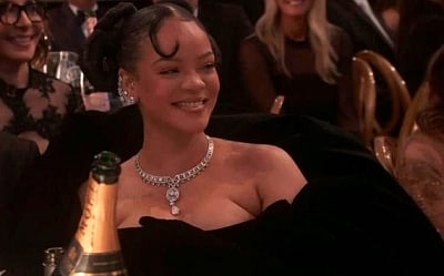 गोल्डन ग्लोब 2023: रिहाना ने आरआरआर की टीम को बधाई दी या उन्हें अनदेखा किया? (IANS)