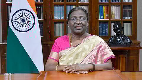 Budget 2023: राष्ट्रपति मुर्मू ने पहली बार दोनों सदनों को संबोधित किया (Wikimedia Commons)
