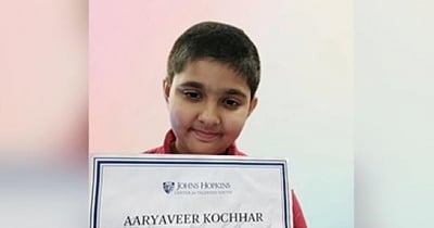 भारत के 9 वर्षीय आर्यवीर कोचर विश्व के सबसे प्रतिभाशाली व्यक्ति (IANS)