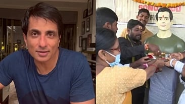 सोनू सूद के नाम से एक और मंदिर बनाया गया (IANS)