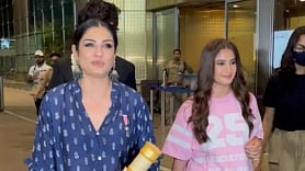 पद्म श्री सम्मान ग्रहण के बाद वापस लौटी रवीना टंडन को प्रशसकों पर आया गुस्सा (IANS)