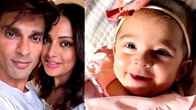 बिपाशा बसु और करण सिंह ग्रोवर की बेटी की पहली तस्वीर (IANS)