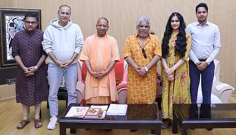 'The Kerala Story' फिल्म की टीम से मिले सीएम योगी(IANS)