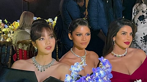 प्रियंका चोपड़ा बुलगारी इवेंट के दौरान ऐनी हैथवे और जेंडाया से मिली (Twitter)