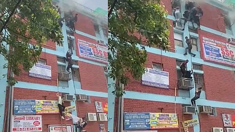 Delhi Fire Accident: मुखर्जी नगर के एक कोचिंग में लगी आग पर काबू पाया गया, कई छात्र घायल (IANS)