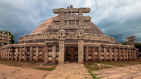 Bhopal - यह देश के सबसे उल्लेखनीय बौद्ध स्मारकों में से एक है। (Wikimedia commons)