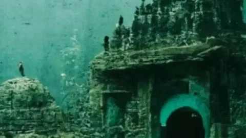 Submarine Ride For Old Dwarka -कहा जाता है कि श्रीकृष्ण के अपने धाम जाने के बाद द्वारका नगरी भी समंदर में डूब गई और इसके अवशेष आज भी अरब सागर में समाए हुए हैं। (Wikimedia Commons)