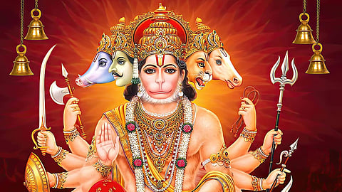 Hanuman Puja Vidhi : इस दिन हनुमान मंदिर जाकर भगवान को चोला, पीपल के पत्ते में राम नाम लिखकर अर्पित कर सकते हैं। (Wikimedia Commons)