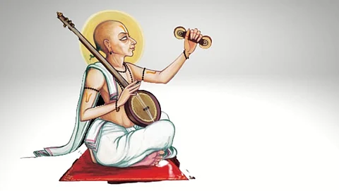Surdas : सूरदास जन्म से ही नेत्रहीन थे। इनकी दोनों आंखें नहीं थी लेकिन इसके बावजूद भी वो सब कुछ देख लिया करते थे। (Wikimedia Commons)