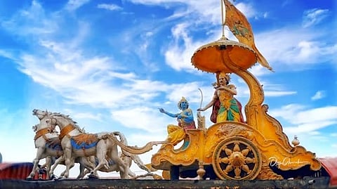 महाभारत (Mahabharata) का एक दृश्य