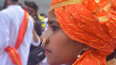 महाराष्ट्र की एक लड़की की तस्वीर