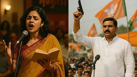 मधुमिता शुक्ला (Madhumita Shukla) अमरमणि त्रिपाठी (Amarmani Tripathi) चित्र दिखाई दे रहा है