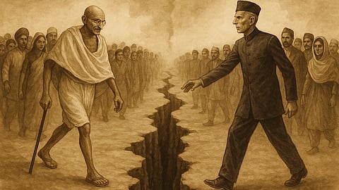 भारत और पाकिस्तान (India And Pakistan) के बंटवारों की तस्वीर