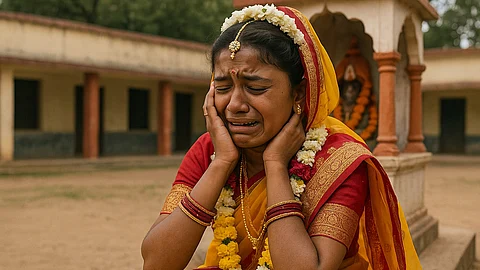 सोनाली बडे (Sonali Bade) ने 13 साल की उम्र में जबरन हुई शादी से भागकर पढ़ाई को अपना हथियार बनाया। (AI)