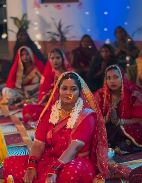 अंजना सिंह ने धूमधाम से मनाई हरतालिका तीज