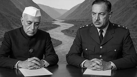 सिंधु जल संधि (Indus Water Treaty) भारत और पाकिस्तान दौरान नेताओं की तस्वीरें