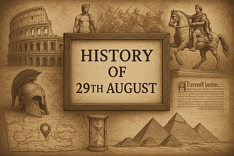 29 अगस्त (History Of 29th August) के दिन से जुड़ी कुछ महत्वपूर्ण घटनाओं को चित्रों के माध्यम से दिखाया गया है