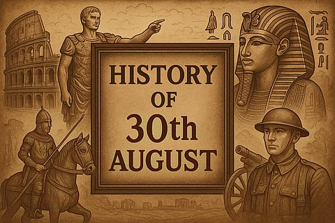 30 अगस्त (History Of 30th August) के दिन से जुड़ी कुछ महत्वपूर्ण घटनाओं को चित्रों के माध्यम से दिखाया गया है