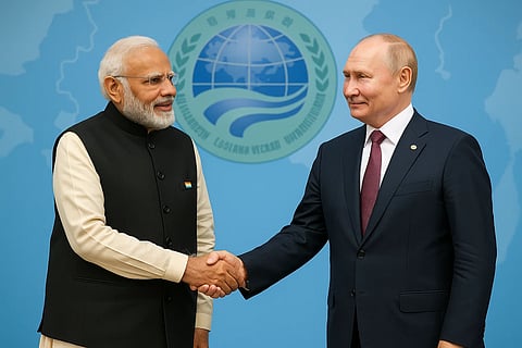 पुतिन की कार में पीएम मोदी