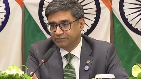 भारत के विदेश सचिव विक्रम मिस्री ने रविवार को चीन के तियानजिन में प्रेस कॉन्फ्रेंस की