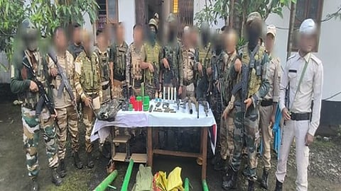 मणिपुर में सुरक्षा बलों की बड़ी कार्रवाई: हथियार, ड्रग्स बरामद के साथ कई उग्रवादी गिरफ्तार