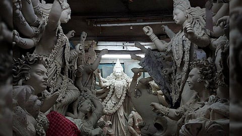 Ideols Of Maa durga In Kumhartuli
