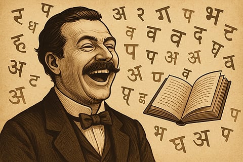 During the British rule, speaking Hindi was associated with inferiority complex.