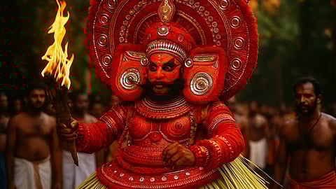 Theyyam Ritual Performed By Someone