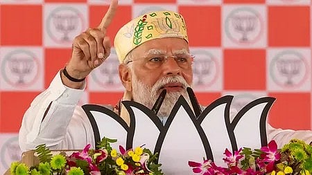 बिहार चुनाव 2025 के पहले चरण की वोटिंग पर मतदाताओं से अपील करते प्रधानमंत्री नरेंद्र मोदी।