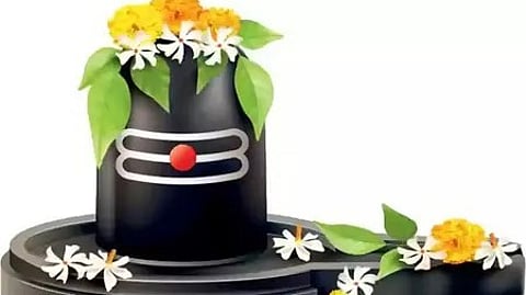 शिवलिंग का चित्र, प्रदोष व्रत और पूजा के संदर्भ में|