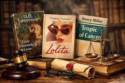 कुछ विवादास्पद किताबो की तस्वीर