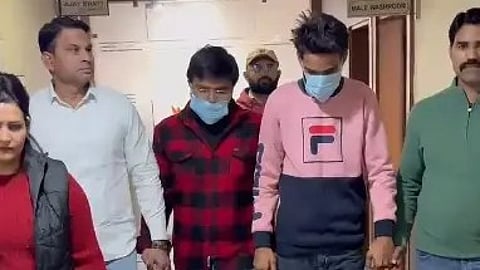 हरियाणा से गिरफ्तार दो आरोपी|