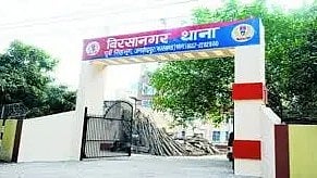 जमशेदपुर के बिरसानगर थाना का दृश्य|