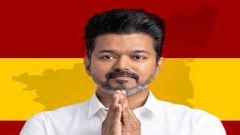 तस्वीर में विजय थलपति को देखा जा सकता है।