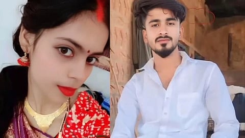 इस इमेज में सचिन और उसकी पत्नी को देखा जा सकता है।