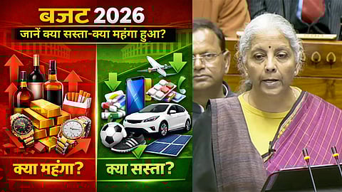 तस्वीर में निर्मला सीतारमण और क्या सस्ता-क्या महंगा?