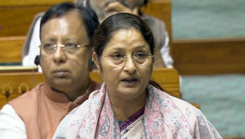 बाल विकास मंत्री अन्नपूर्णा देवी की तस्वीर