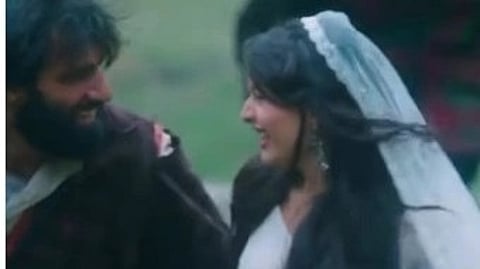 एकता कपूर अभिनय करते हुए।