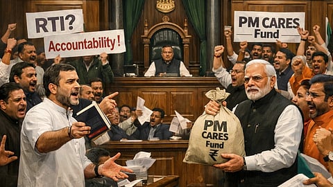 संसद में मोदी, राहुल आमने-सामने