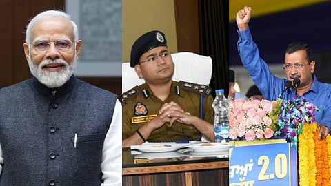 नरेंद्र मोदी, एक पुलिस ऑफिसर, अरविन्द केजरीवाल