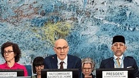 यूएनएचआरसी की एक मीटिंग