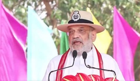 सीआईएसएफ के 57वें स्थापना दिवस समारोह में शामिल हुए गृह मंत्री अमित शाह