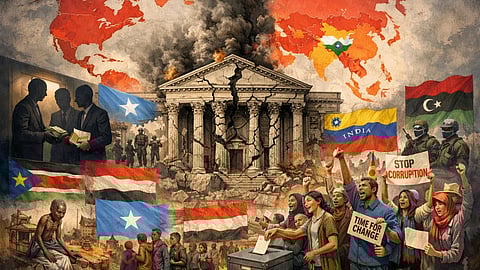 भ्रष्टाचार से परेशान जनता