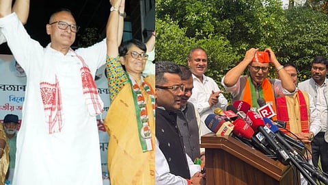 प्रद्युत बोरदोलोई और कुछ अन्य नेतागण