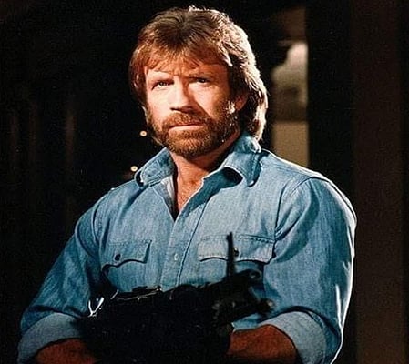 अमेरिकी मार्शल आर्टिस्ट और एक्शन स्टार चक नॉरिस