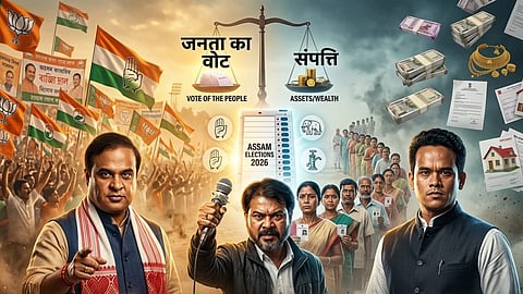 हेमंत बिस्वा सरमा, अखिल गोगोई और गौरव गोगोई