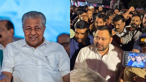 पिनाराई विजयन और तेजस्वी यादव